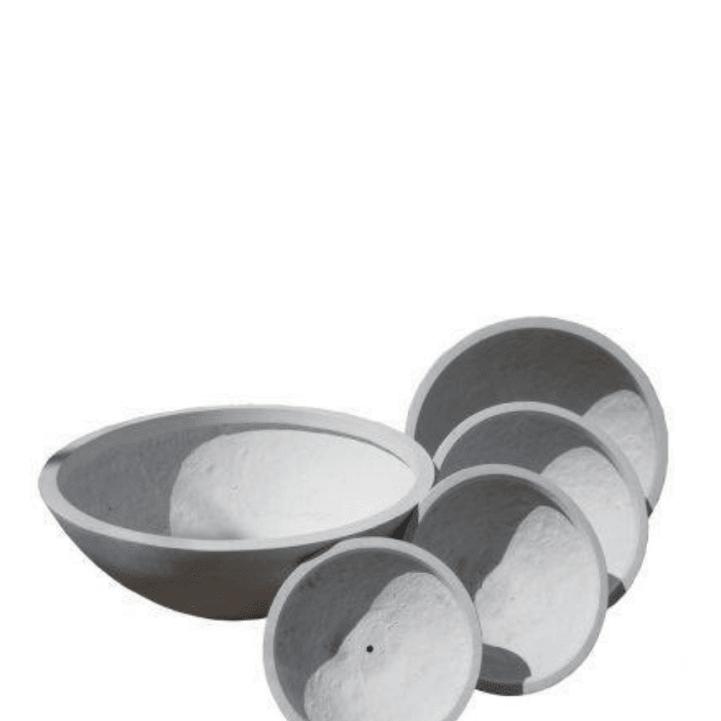 Lightweight Terrazo Low Bowl