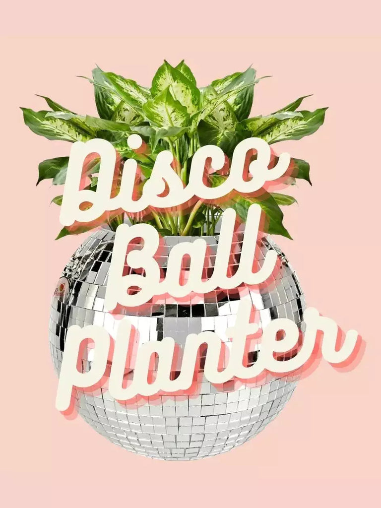 Disco Ball Planter