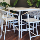 Amalfi Bar Stool in Artic White