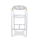 Amalfi Bar Stool in Artic White