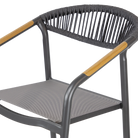 Amalfi Bar Stool in Gunmetal