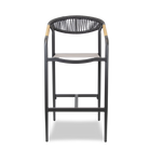 Amalfi Bar Stool in Gunmetal