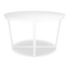 Amalfi Round Outdoor Dining Table in Arctic White