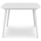 Amalfi Square Dining Table in Arctic White