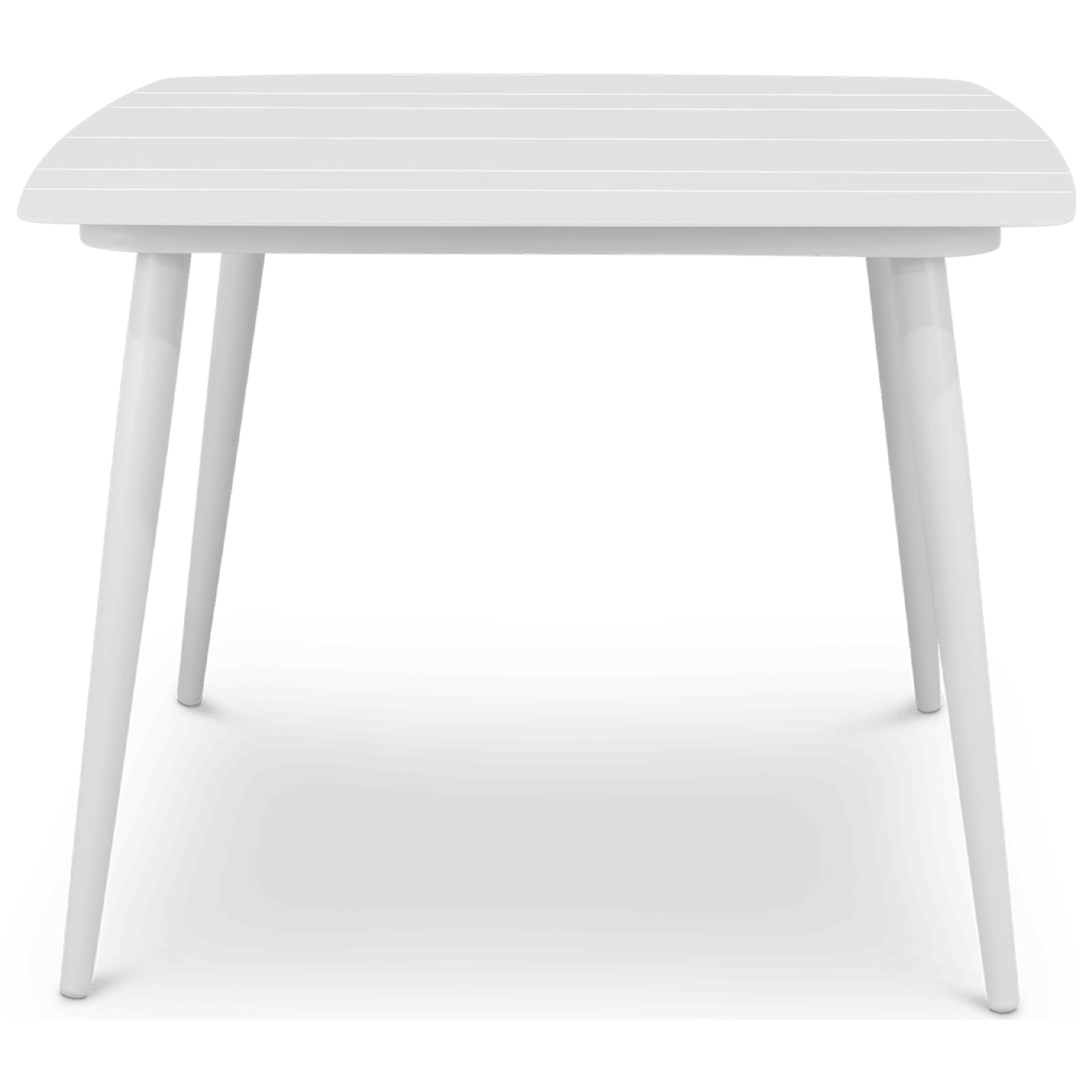 Amalfi Square Dining Table in Arctic White