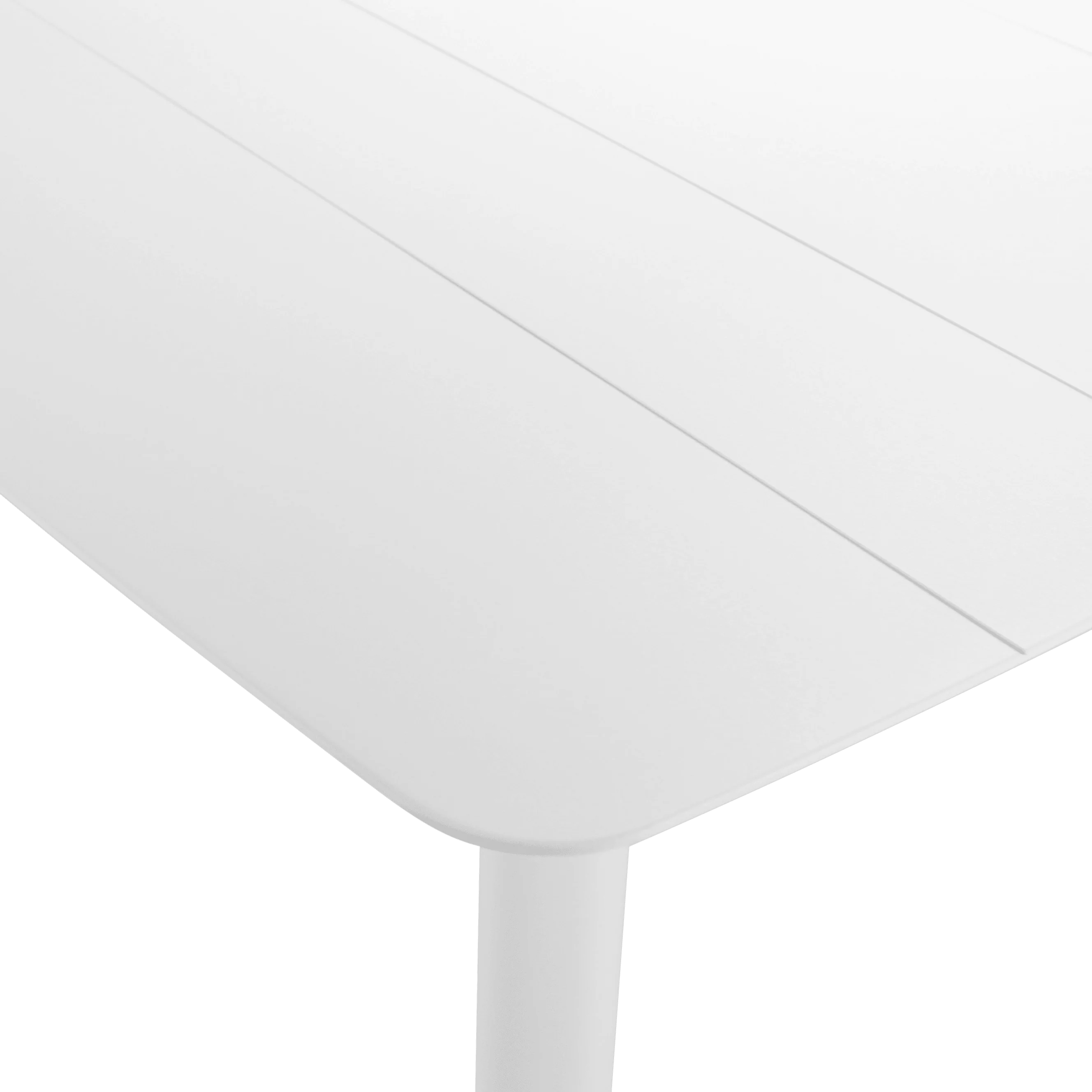 Amalfi Square Dining Table in Arctic White