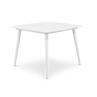 Amalfi Square Dining Table in Arctic White