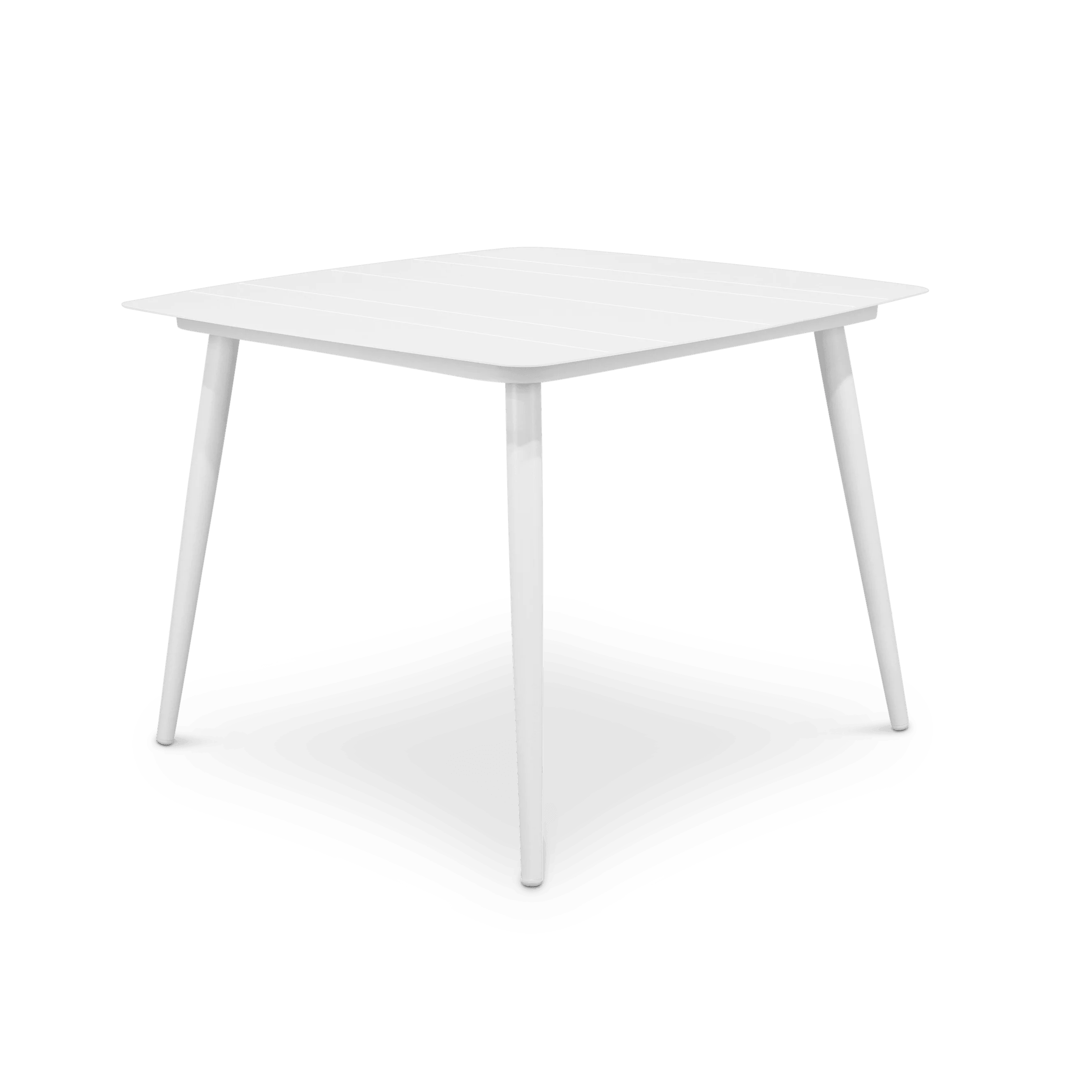 Amalfi Square Dining Table in Arctic White