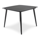 Amalfi Square Dining Table in Gunmetal