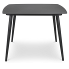 Amalfi Square Dining Table in Gunmetal