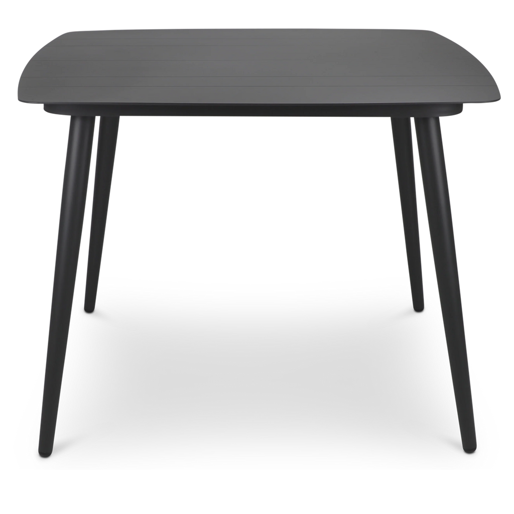 Amalfi Square Dining Table in Gunmetal