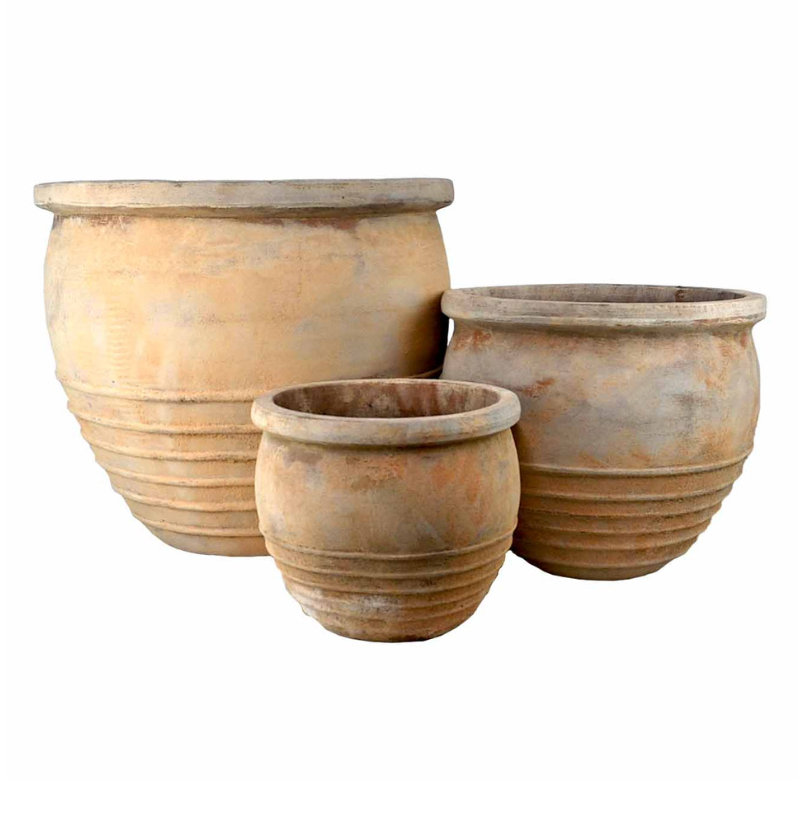 Antique Terracotta Rope Bowl Planter