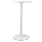 Cafe Round Bar Table in Arctic White