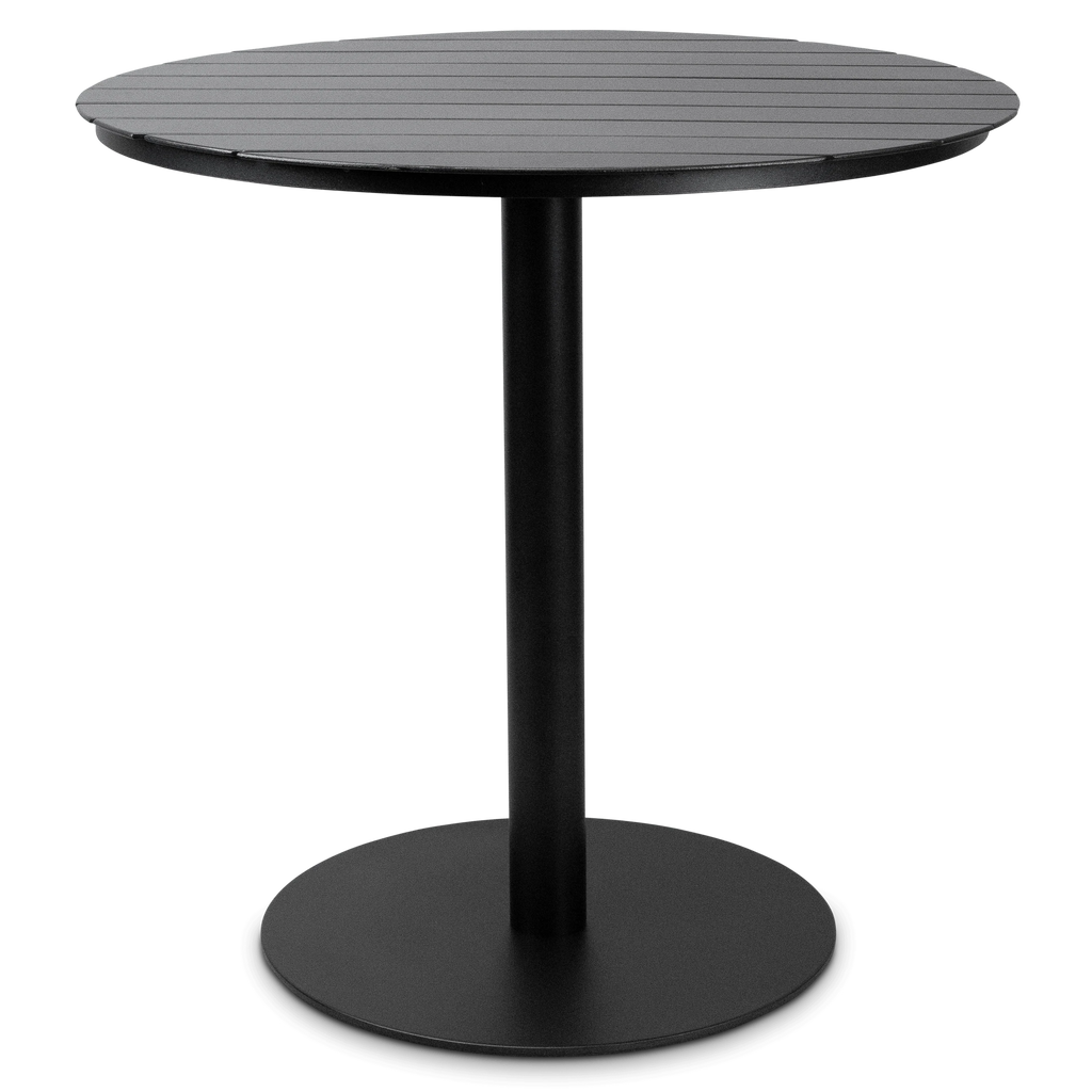 Cafe Round Dining Table in Gunmetal