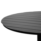 Cafe Round Dining Table in Gunmetal