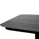 Cafe Square Bar Table in Gunmetal Grey