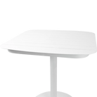Cafe Square Dining Table in Arctic White