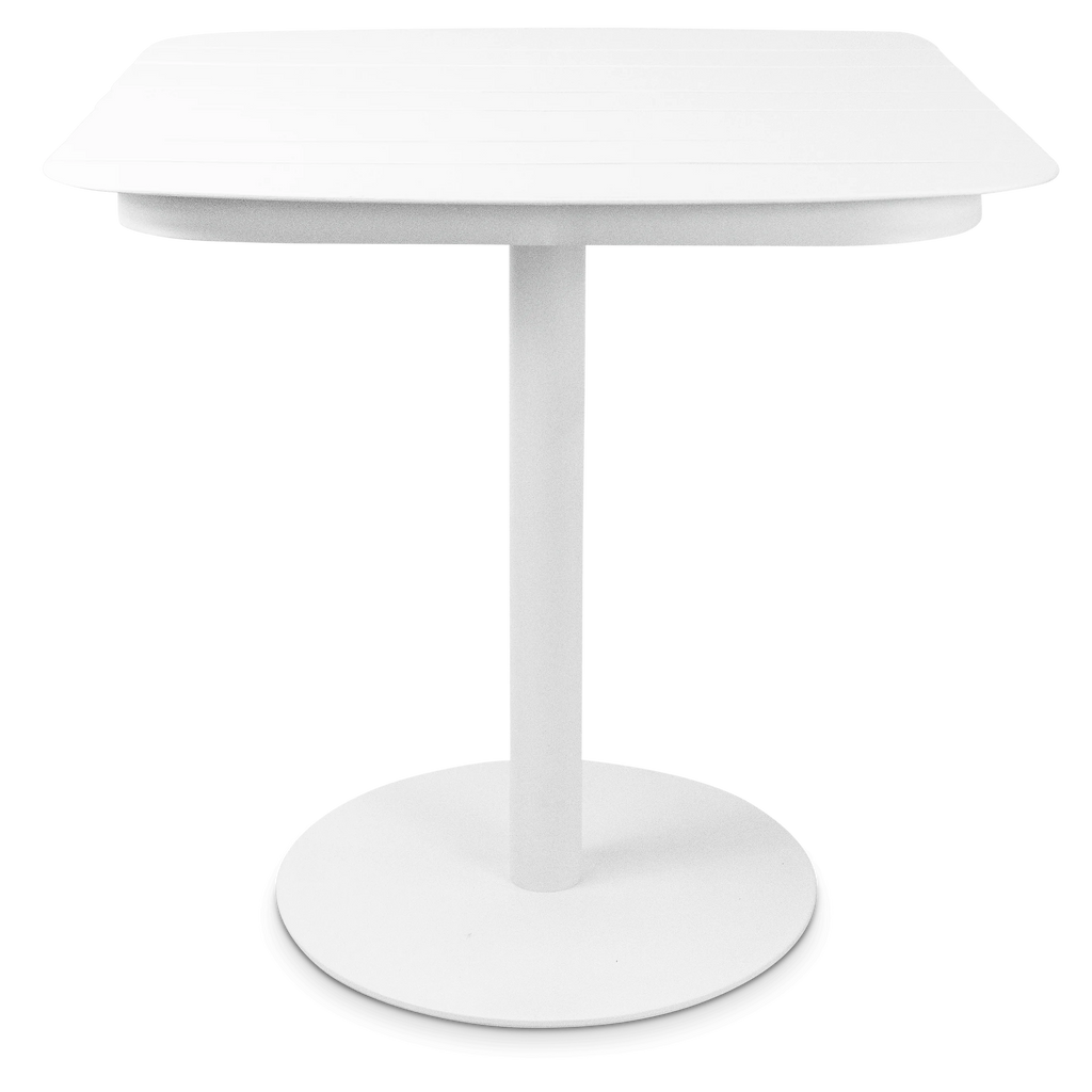 Cafe Square Dining Table in Arctic White