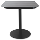 Cafe Square Dining Table in Gunmetal