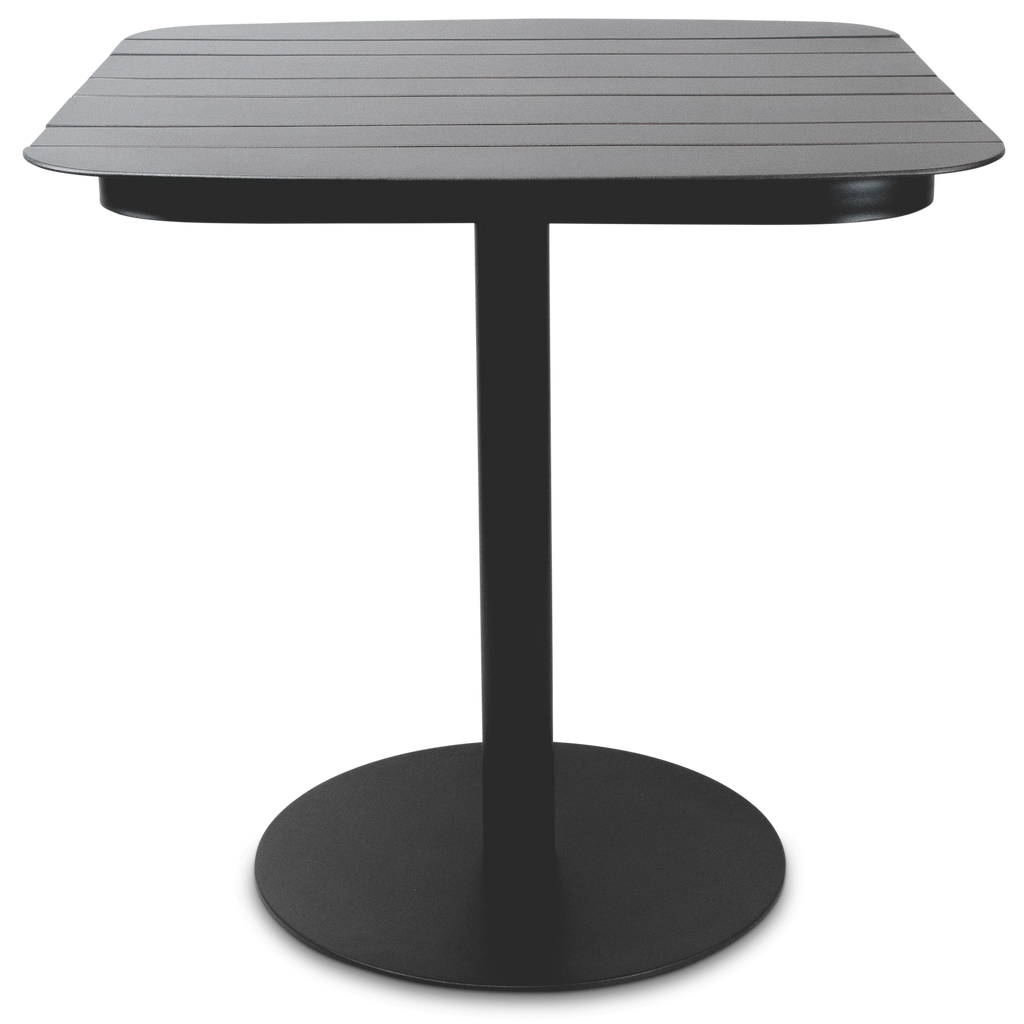 Cafe Square Dining Table in Gunmetal