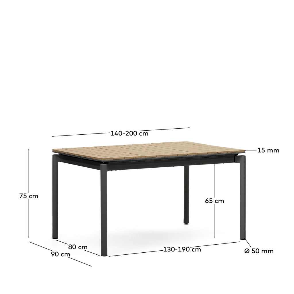 Cayman Extendable Table 140-200cm x 90cm