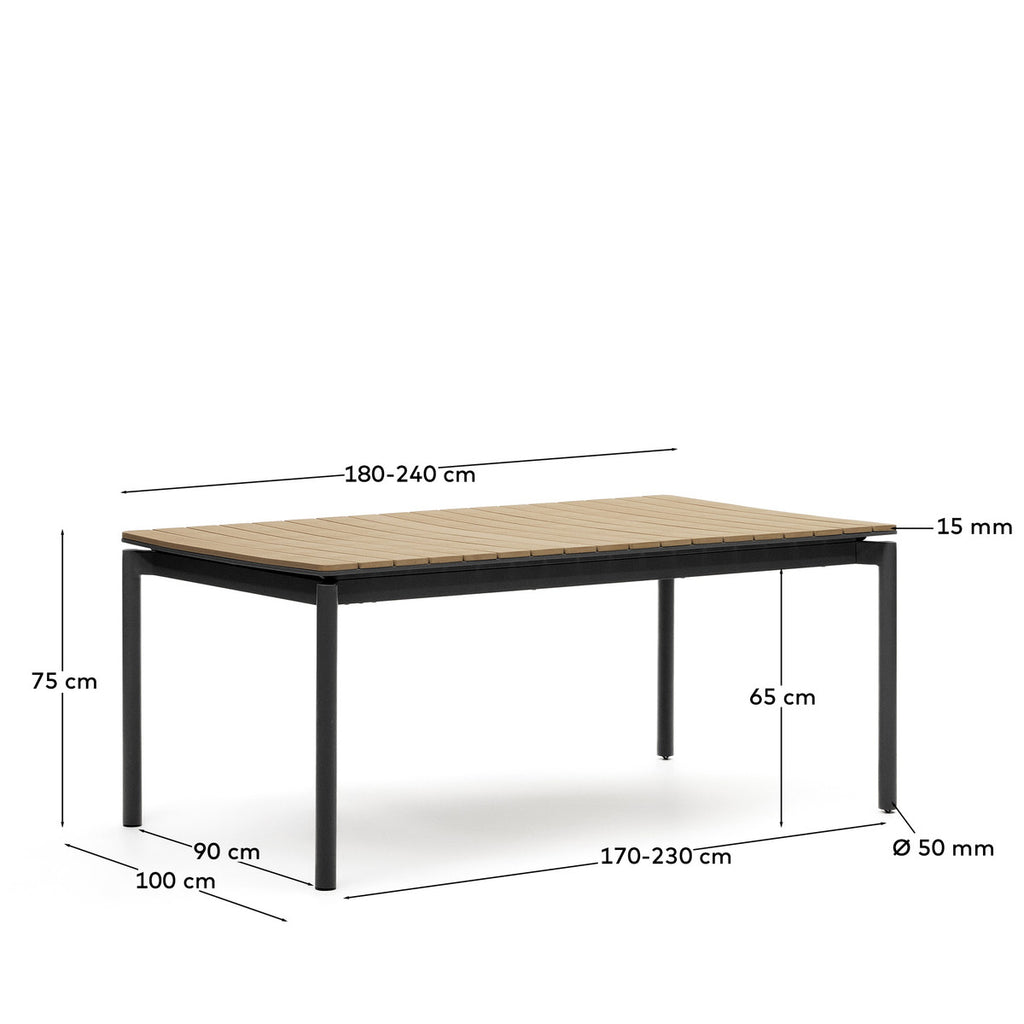 Cayman Extendable Table 180-240cm x 100cm