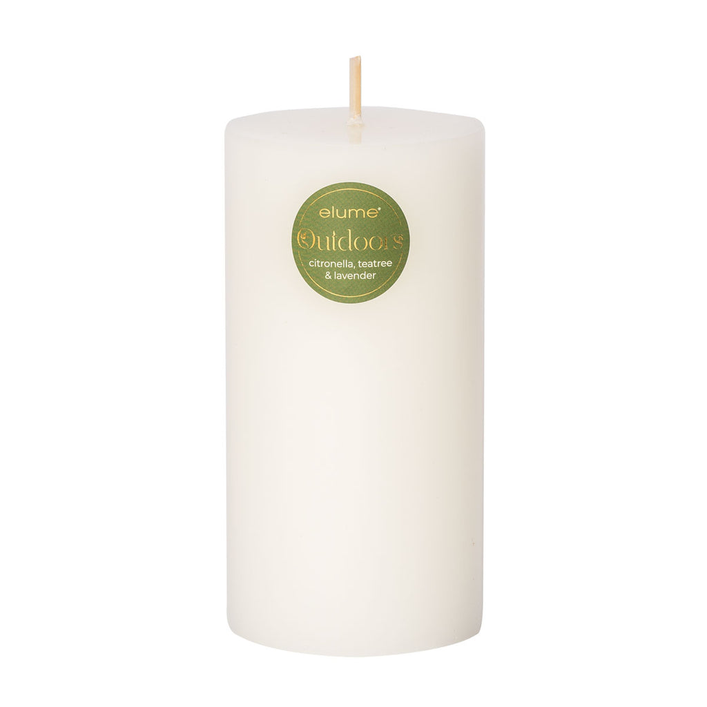 Citronella Candle - Round pillar