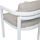 Escape Dining Chair in White Aluminium