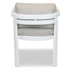 Escape Dining Chair in White Aluminium