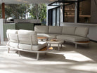 Evolve Curved Lounge 2 & 4 Seater with Coffee and Side Table Set