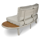 Evolve Curved Lounge 2 & 4 Seater with Coffee and Side Table Set