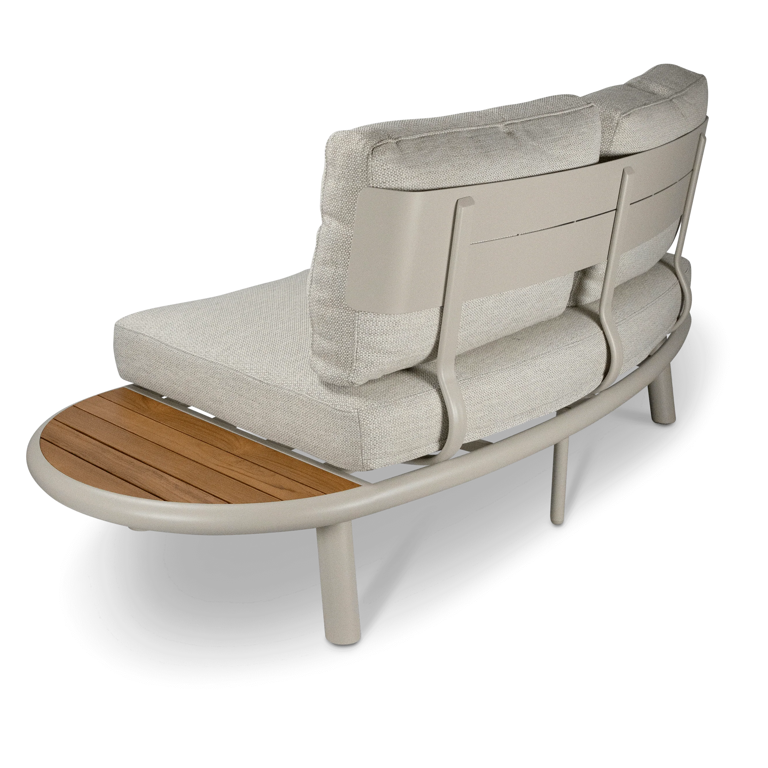 Evolve Curved Lounge 2 & 4 Seater with Coffee and Side Table Set