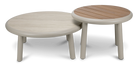 Evolve Curved Lounge 2 & 4 Seater with Coffee and Side Table Set
