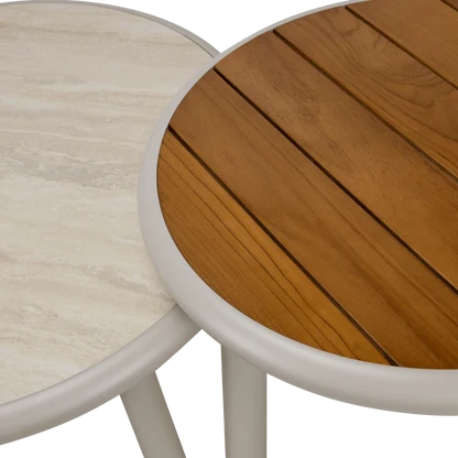Evolve Curved Lounge 2 & 4 Seater with Coffee and Side Table Set