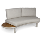 Evolve Curved Lounge 2 & 4 Seater with Coffee and Side Table Set