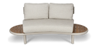 Evolve Curved Lounge 2 & 4 Seater with Coffee and Side Table Set