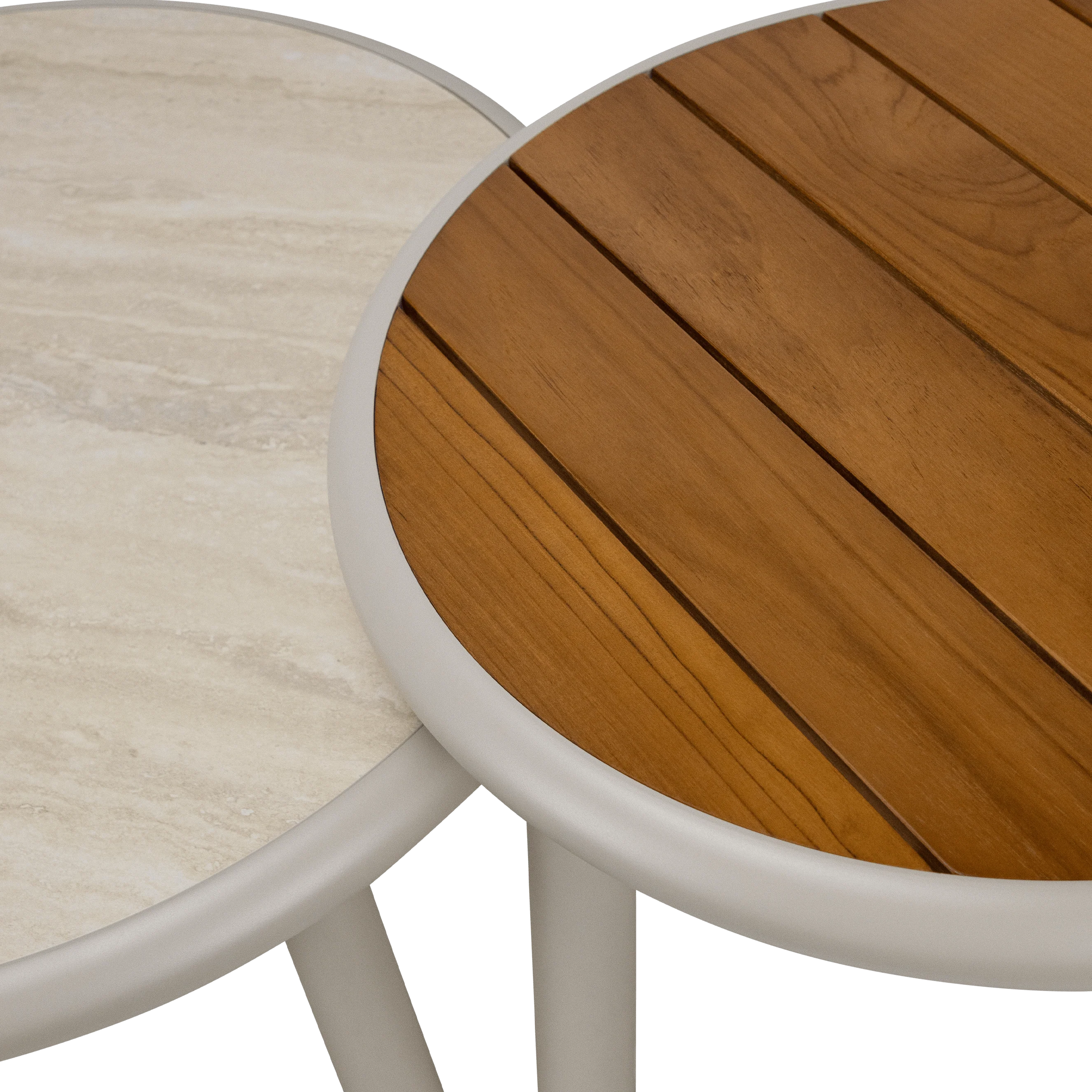 Evolve Curved Lounge 2 & 4 Seater with Coffee and Side Table Set