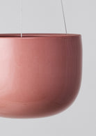 Glazed Earth Hanging Planter Ochre Gloss