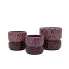 Groovy Planter Large Mulberry