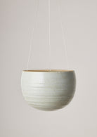 Hanging Spherical Planter Grey Crackle