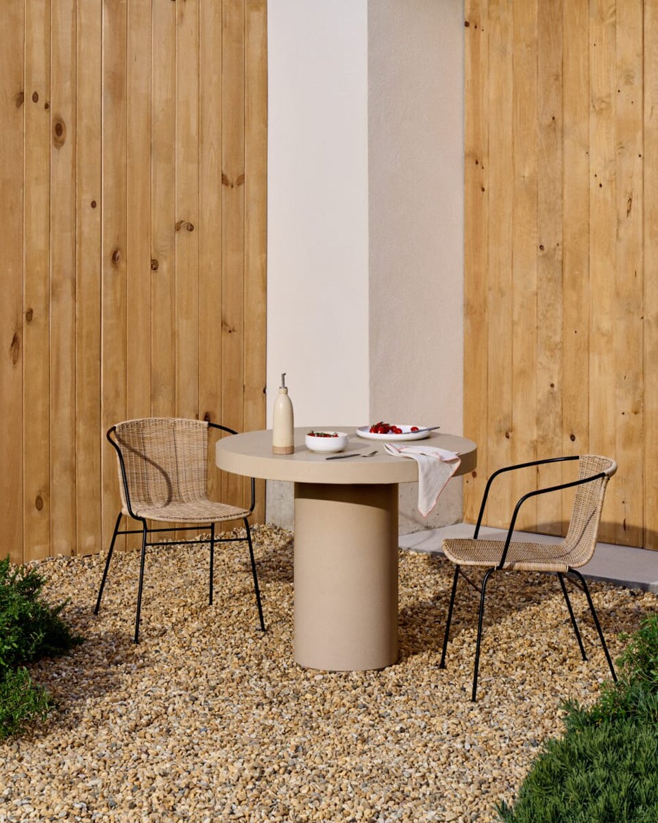Helios Cement Table - Aegean Sand