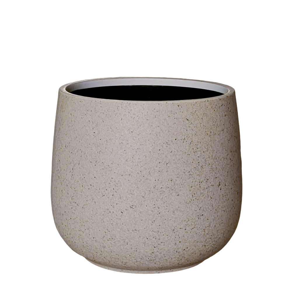 Lightweight Bung Tub Planter Pot in Sandstone