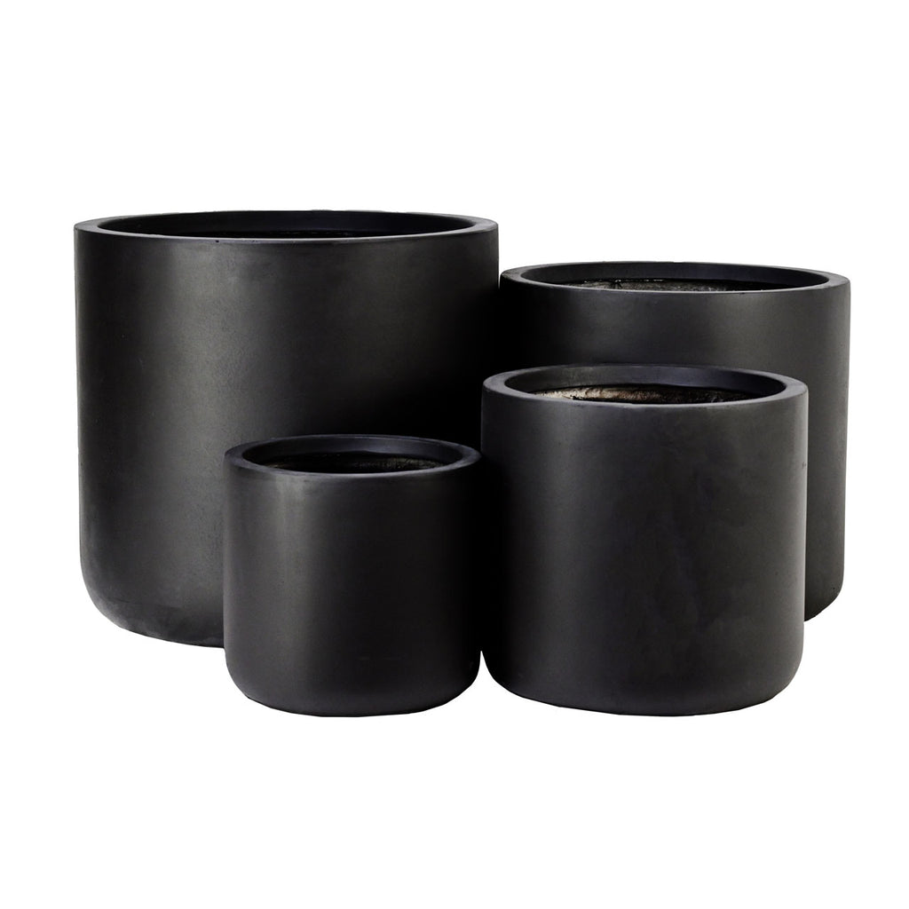 Lightweight Cylinder Pot - Black