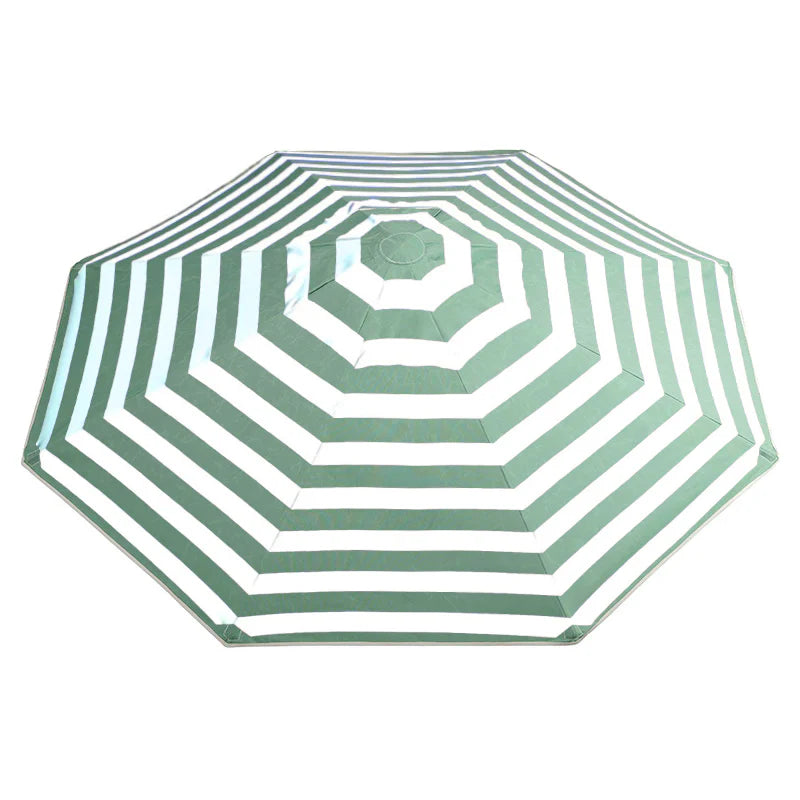 Luxury Stripe - Large Aluminium Frame Garden Umbrella