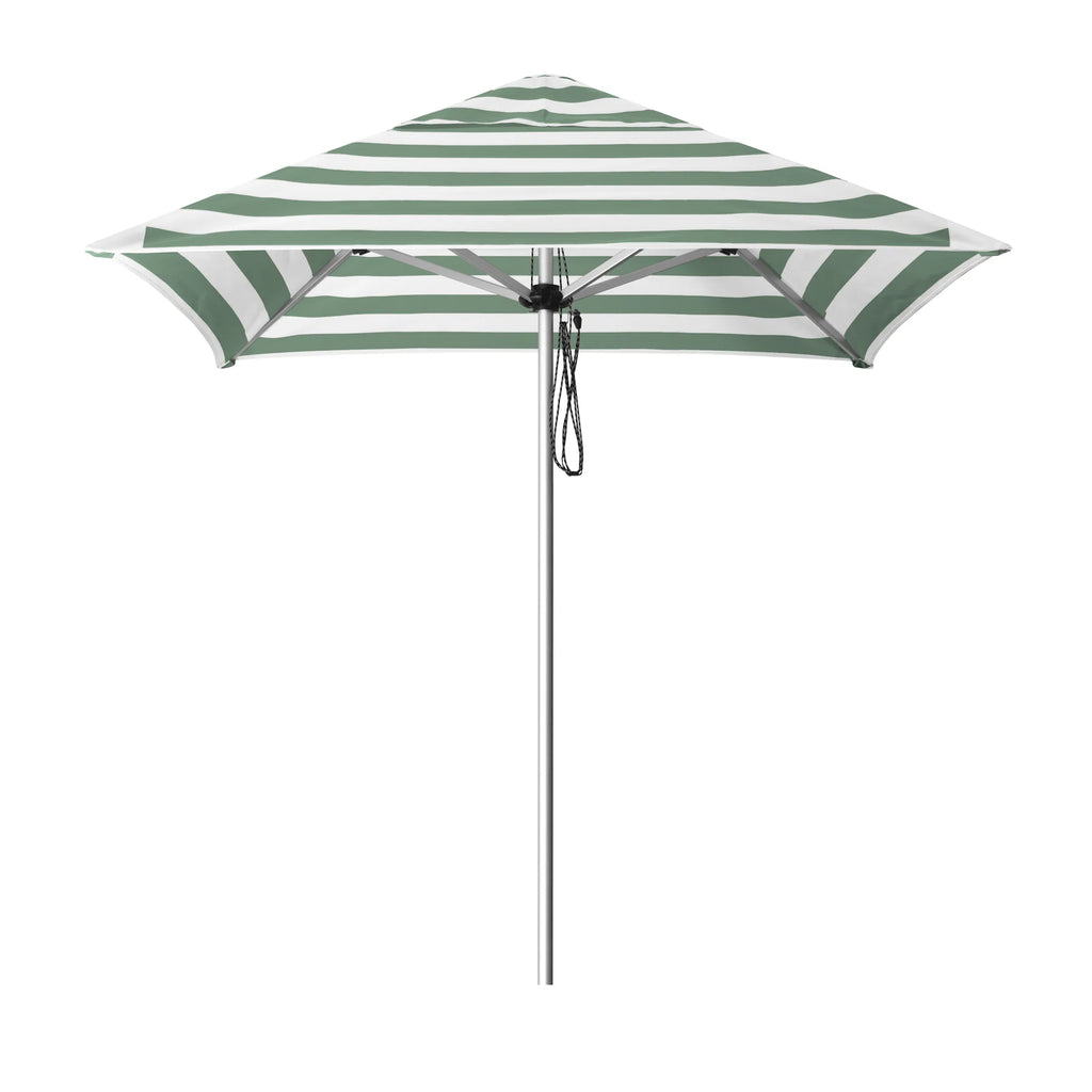 Luxury Stripe - Large Aluminium Frame Garden Umbrella
