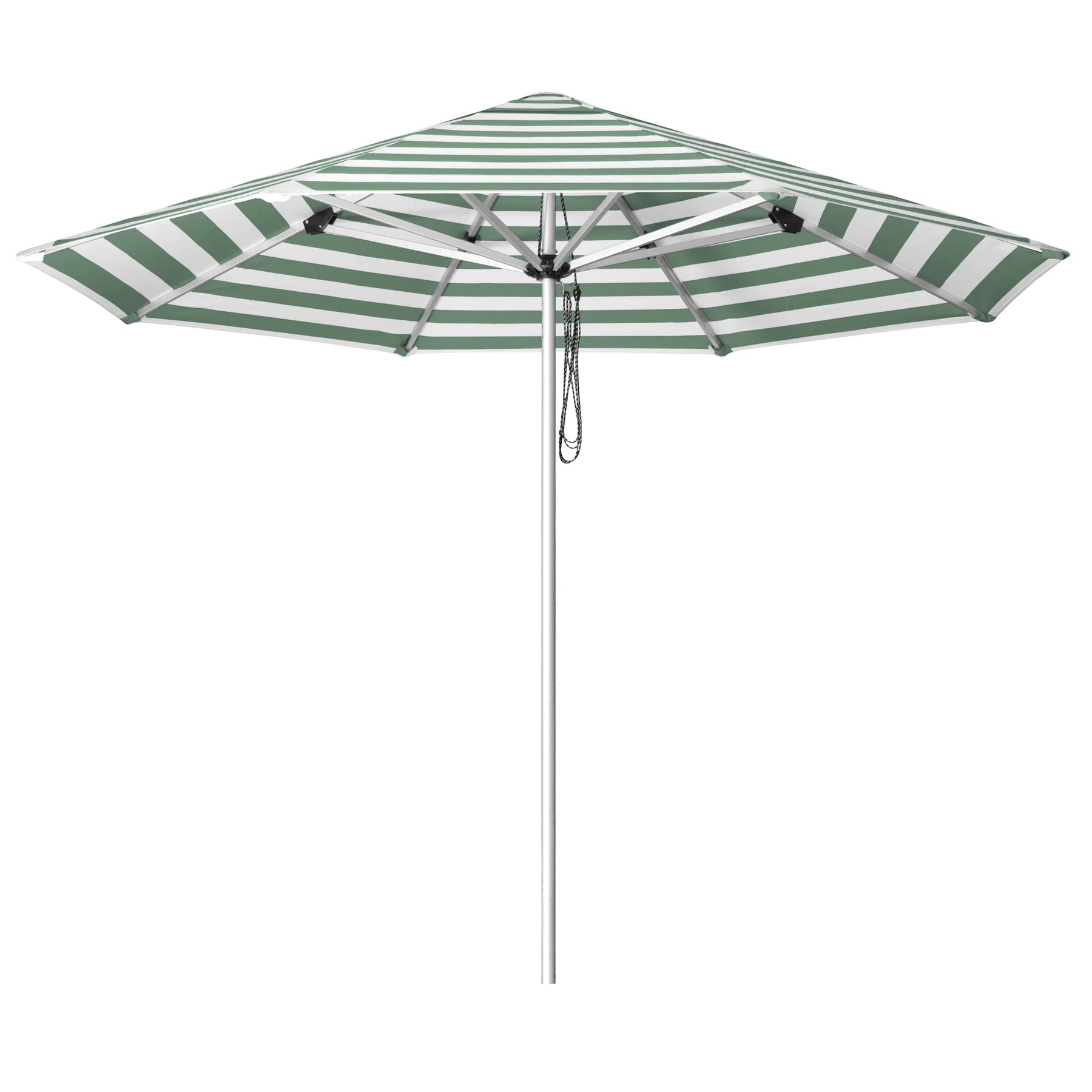 Luxury Stripe - Large Aluminium Frame Garden Umbrella