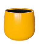 NEW Lightweight Bung Tub Planter Pot in Matt Mustard