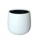 NEW Lightweight Bung Tub Planter Pot in Matt White
