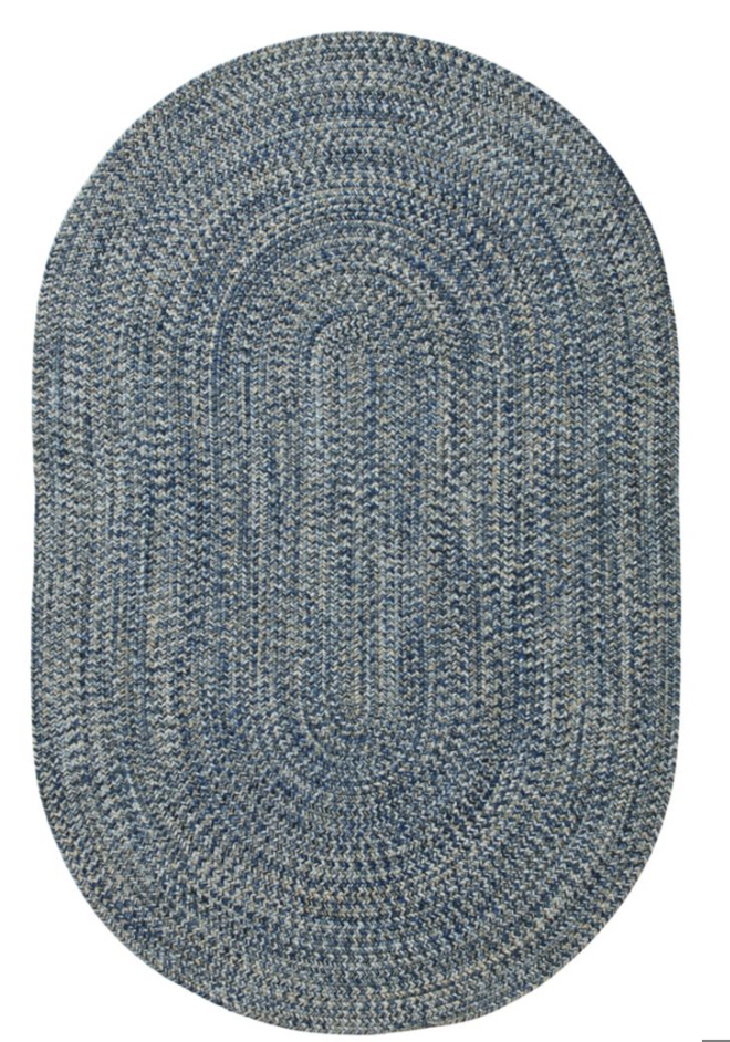 Oval Braided Recycled Doormat 75 x 50cm x 9.5mm