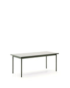 Poseidon dining table in Pumice White